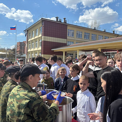 Праздник Победы в школе: память, спорт и солдатская каша