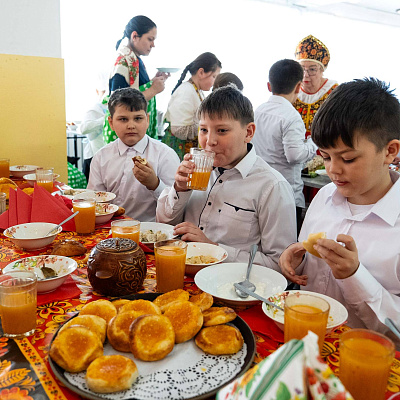 Праздник русской кухни в школе № 80