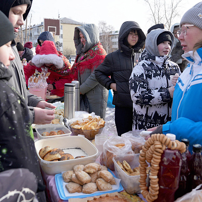 В школе № 5 прошло яркое и душевное мероприятие «Масленица», посвящённое традиционной русской выпечке — кулебяке — и Масленичной неделе 